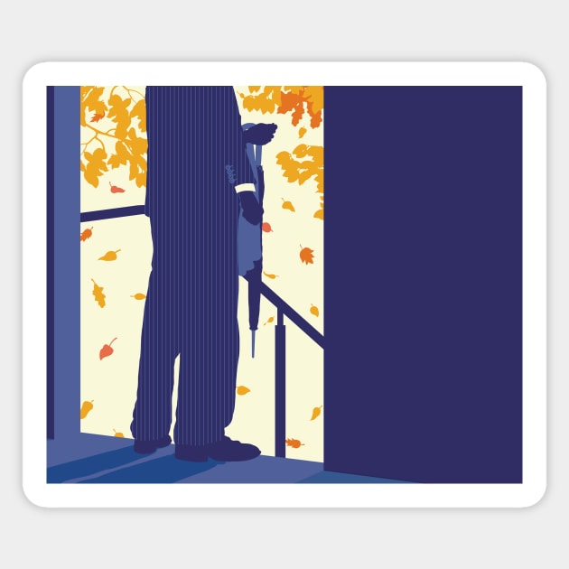 Guardian_retirement 1 Sticker by Neil Webb | Illustrator